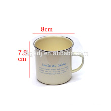 450ml enamel metal coffee ring jug